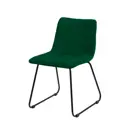 Стул Mebel square City 37x74x52 см велюр цвет зеленый CITY-A-02-19-1