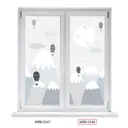 Рулонная штора Divino DelDecor 43x170 см цвет бело-серо-голубой MRB-0348