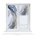 Рулонная штора Divino DelDecor 57x170 см цвет сине-серо-золотистый MRB-0367-3