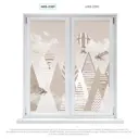 Рулонная штора Divino DelDecor 62x170 см цвет бело-бежево-коричневый MRB-0389-4