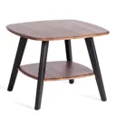 Журнальный столик квадратный Tetchair 65x65 см цвет коричневый
