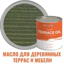 Масло для террас profipaints silver terrace цвет зеленый 2.7 л