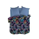 Комплект постельного белья Wenge Emotion 2-спальный перкаль синий