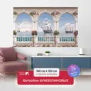 Фотообои флизелиновые Первое ателье 160x100 см Вид на парусники с террасы pw93990-1