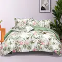 Комплект постельного белья Home mercury 32883 Розы евро поплин белый