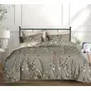 Комплект постельного белья Home mercury 32950 Ива евро поплин серый