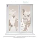 Рулонная штора Divino DelDecor 52x170 см цвет бело-бежево-коричневый MRB-0390-2