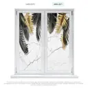 Рулонная штора Divino DelDecor 57x170 см цвет серо-золотистый/черный MRB-0371-3