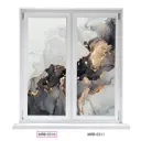 Рулонная штора Divino DelDecor 68x170 см цвет серо-золотистый/черный MRB-0310-5