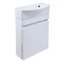 Тумба подвесная с умывальником Emmy МИЯ 46 Правая mia46melbel-r.X