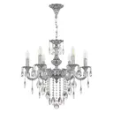 Люстра подвесная Bohemia Ivele Crystal Al79101.6.175.b.nw 6 ламп 12 м² цвет серый/серебристый
