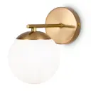 Настенный светильник Freya Marble Fr5230wl-01bs цвет латунь
