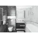 Настенная плитка Laparet West х9999281857 kra 25x50см цвет графит, цена за упаковку