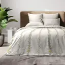 Комплект постельного белья Wenge 1.5-спальный сатин кремовый