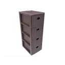 Комод Эльфпласт Elegance 29x80x38 см пластик цвет коричневый