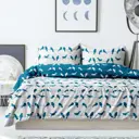 Комплект постельного белья Wenge Azure trills 2-спальный перкаль белый