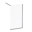 Душевая перегородка Am.pm W84WI-110-F1-BTE 110.1x200см черный профиль