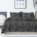 Комплект постельного белья Wenge 2-спальный перкаль черный