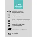 Тюль на шторной ленте Inva Вуаль 300x280 см цвет молочный
