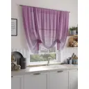 Тюль на шторной ленте At Home Ренкерос 150x150 см цвет фиолетовый, сиреневый