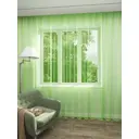 Тюль на шторной ленте Inva Вуаль 300x260 см цвет светло-зеленый