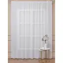 Тюль на шторной ленте Amore Mio Сетка Premium 6PL Bona 106-001 300x270 см цвет белый