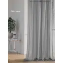 Тюль на шторной ленте At Home Тефида-95 300x270 см цвет серый, черный