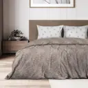 Комплект постельного белья Wenge Amalia 896867 семейный перкаль коричневый
