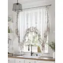 Тюль на шторной ленте At Home Винелиорс 200x145 см цвет бежевый, белый, зеленый, розовый