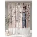 Тюль на шторной ленте At Home Открытка 150x260 см цвет белый