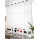 Тюль для кухни на шторной ленте At Home Руджеро 300x150 см цвет белый