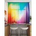 Тюль для кухни на шторной ленте At Home Дервила 300x150 см цвет белый