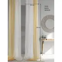 Тюль на шторной ленте At Home Децима 200x260 см цвет бежевый