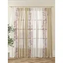 Тюль на шторной ленте At Home Сакурия 150x280 см цвет бежевый