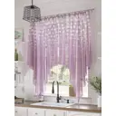 Тюль на шторной ленте At Home Ринвиорс 200x145 см цвет розовый
