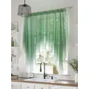 Тюль на шторной ленте At Home Венглис 200x145 см цвет зеленый