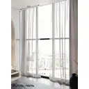 Тюль на шторной ленте At Home Алвис 150x250 см цвет серый