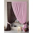 Тюль на шторной ленте At Home Нариа 300x270 см цвет коричнево-розовый