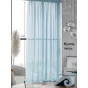Тюль на шторной ленте At Home Кейта 300x240 см цвет голубой