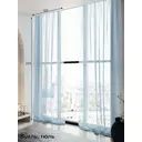 Тюль на шторной ленте At Home Элентис 150x260 см цвет голубой