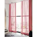Тюль на шторной ленте At Home Элентис 150x260 см цвет брусника