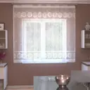 Тюль на шторной ленте для кухни Лентабел Р.Д55 200x155 см цвет белый