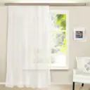 Тюль на шторной ленте Witerra вуаль 290x260 см цвет белый