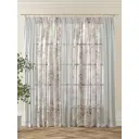 Тюль на шторной ленте At Home Флоризи 150x280 см цвет бежевый