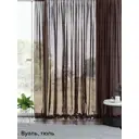 Тюль на шторной ленте At Home Арноли 500x260 см цвет венге
