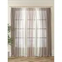 Тюль на шторной ленте At Home Битрин 150x280 см цвет коричневый