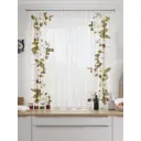 Тюль на шторной ленте для кухни Helga Аликенс 150x180 см цвет белый
