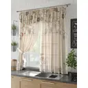 Тюль на шторной ленте для кухни Helga Шерлотт 150x180 см цвет бежевый