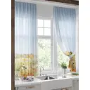 Тюль на шторной ленте для кухни Helga Рунбрикс 150x180 см цвет бежевый