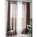 Тюль на шторной ленте Helga Мирела 300x260 см цвет шоколадный